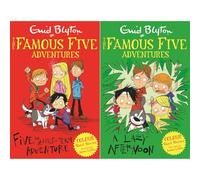 Famous Five Colour Short Stories Collection by Enid Blyton: Five and a Half-Term Adventure & A Lazy Afternoon (2-Book Set) - Paperback