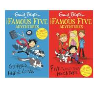 Famous Five Colour Short Stories Collection by Enid Blyton: George's Hair Is Too Long & Five & a Half-Term Adventure (2-Book Set) - Paperback