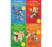Famous Five Colour Short Stories Collection by Enid Blyton: George's Hair Is Too Long, Five and a Half-Term Adventure, A Lazy Afternoon & Good Old Timmy (4-Book Set) - Paperback