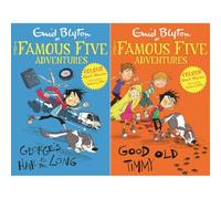 Famous Five Colour Short Stories Collection by Enid Blyton: George's Hair Is Too Long & Good Old Timmy (2-Book Set) - Paperback