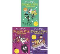 Famous Five Colour Short Stories Collection by Enid Blyton: Well Done, Famous Five, When Timmy Chased the Cat & Five Have a Puzzling Time! (3-Book Set) - Paperback