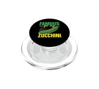 Famous For My Zucchini Vegan Vegetable Healthy Vegetarian PopSockets PopGrip for MagSafe