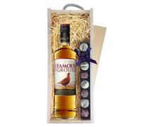 Famous Grouse Scotch Whisky & Truffles, Wooden Box 70cl 40% abv
