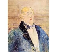 Famous Henri de Toulouse-Lautrec Posters And Prints Oscar Wilde Canvas Painting Figure Wall Art For Modern Home Decor Picture 60X80cm No Frame