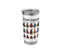 Famous Historical Pirates Stainless Steel Insulated Tumbler