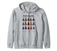 Famous historical Pirates Zip Hoodie
