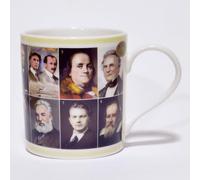 Famous Inventors in History Mug - Fine China Construction with Matching Presentation Box