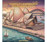 Famous Landmarks Colouring Book: 30 Hand-Drawn World Landmarks to Colour for Kids, Teens & Adults