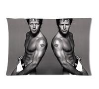 Famous Movie Actors Music Singer Serie Custom Personalized Rectangle Pillowcase Pillow Case Cover 20X30 (One Side)- Pop Rock Band Bon Jovi Guitarist And Lead Singer Funny Sexy Hot Jon Bon Jovi Super Man Gray Pillowcase
