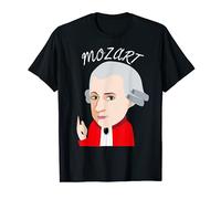 Famous Music Genius Classical Music Composer Big Head Mozart T-Shirt