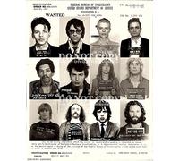 Famous Music Mugshot Collage 11 X 14 - Rock and Roll's Most Wanted - Stunning Mug Shot Photograph Collection - Busted - Rare Photo - Poster Art Print