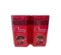 Famous Names Cherry Liqueur Chocolates, 175g Liqueurs Soaked Cherries Covered in Rich Dark Chocolate Gift Box (Pack Of 2)