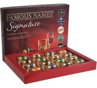 Famous Names Signature Collection 185g - Luxury Chocolate Liqueur Assortment for CHRISTMAS Womens or Mens Gifts