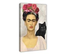 Famous Painter Frida Kahlo Canvas Poster Wall Art Decor Print Picture Paintings for Living Room Bedroom Decoration Frame-style 08x12inch(20x30cm)