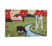 Famous Painter Maud Lewis Outstanding Painting Art Poster (2) Wall Art Poster Scroll Canvas Painting Picture Living Room Decor Home 08x12inch(20x30cm)