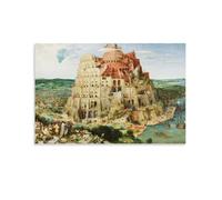 Famous Painting Poster The Tower of Babel by Pieter Bruegel, Canvas Print Art Poster, Home Decoration Painting; Unframe; 12x18inch(30x45cm)