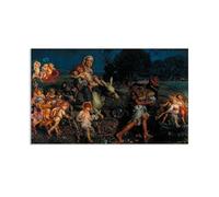 Famous Painting William Holman Hunt Poster Wall Art The Triumph of the Innocents Print on Canvas Gift Living Room Prints Bedroom Decor Artworks65x40cm(26x16in) poster