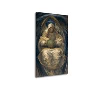 Famous Paintings Prints The All-Pervading By George Frederic Watts Print On Canvas Oil Painting Reproductions Canvas Wall Art for Home Decoration 60x120cm Framed