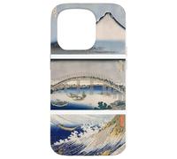 Famous Retro Japanese Ukiyo-e art by Katsushika Hokusai Case for iPhone 15 Pro