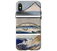 Famous Retro Japanese Ukiyo-e art by Katsushika Hokusai Case for iPhone X/XS