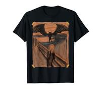 Famous Scream Art Moth Man Creature Halloween Cryptid T-Shirt