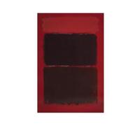Famous Works by Mark Rothko Light Red Over Black Poster Bedroom Canvas Decor Sports Landscape Office Room Decor Gift Unframe 20x30inch