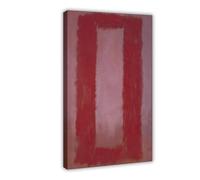 Famous Works by Mark Rothko Red on Maroon Mural Section, 1959 Art Wall Decoration Poster Family Bar Restaurant Garage Cafe Art Sign Gift Frame 24x36in