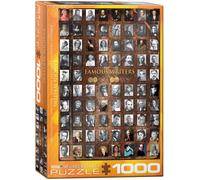 Famous Writers 1000 piece jigsaw puzzle by Eurographics 680mm x 480mm