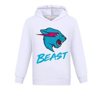 Famous YouTube Gamer Boys Girls Jumper Lightning Cats Hoodie Cotton Sweatshirts Kids Tops (White,12-13 Years,12 Years,13 Years)