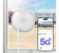 FAMVIVA 2K Indoor Window Camera, Dual-Band 2.4/5GHz WiFi Window Security Cameras for Looking Outside, AI Human Detection, Colour Night Vision, Anti-Glare & Anti-Reflection