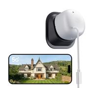 FAMVIVA 2K Window Security Camera, No Drill 18° Tilt Mount Indoor Camera