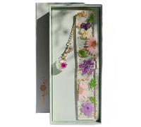 Famweylami Personalised Bookmark Letters Bookmark Gift for Teacher, Reader, Bookworm, Girls, Mother, Grandmother, Book Decoration, Collectibles, Souvenirs, with Gift Box -P