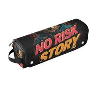 famyily 2 in 1 Hair Tools Organizer with Heat Resistant Mat Double-Layer Travel Carrying Case for Curling Iron Straightener Flat Hair Dryer, No Risk No Story Bear