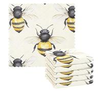 famyily Bee Happy Good Luck Kitchen Accessories for Cooking Towels Dish New Home Colored 11x14in