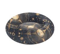 famyily Boho Moon Sun Pet Cat Bed Calming Anti Anxiety Cat Cave Bed for Extra Small Size Pets Supplies S