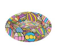 famyily Doodle Balloon Pet Cat Bed Removable & Washable Dog & Cat Cushion for Medium Size Pets Supplies M