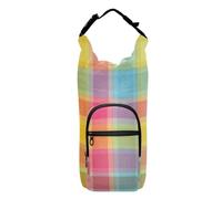 famyily Dopamine Colored College Style Tattoo Purse with Water Bottle Holder Versatile Insulated Water Bottle Bag Waterbottle Holder,Fits 20 oz, 24 oz, 32 oz,40 oz bottles