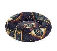 famyily Dreamy Color Tarot Eye Pet Cat Beds Calming Anti Anxiety Dog & Cat Cushion for Small Size Pets Supplies M