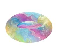 famyily Rainbow Magic Universe Pet Cat Bed Donut Cuddler Cat Pillow Bed for Extra Small Size Pets Sleeping XS