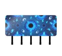 famyily Terror Demon Monsters Evil Eyes Key Holder with Mail Organizer & 5 Self-Adhesive Hanging Home Improvement Wall