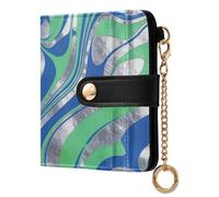 famyily Trendy Ladies Lightweight Foldable Wallet Unique Premium PU Leather Wallet for Women Boys Girls- Bright Grey
