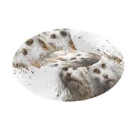 famyily Turkish Cat Mud 3D Pet Cat Bed Anti-Slip Calming Bed for Medium Size Pets Supplies M