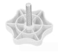 Fan Base Screw Washer Hex Star Fixing Kit for Midea Airmate Pedestal Stand Replacement Part 8.2cm