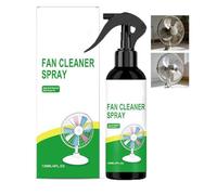 Fan Cleaner Spray, 120ml No-Disassembly Fan Blade Cleaner for Ceiling & Tower Fans, Powerful Dust and Grease Removal Solution, Safe Non-Rinse Formula for Household Electric Fans