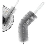 Fan Cleaning Brush 2 Pack, Bendable Microfiber Duster - Lightweight Hangable Storage Design For Ceiling Floor Fans & Vents - Crevice Blind Cleaning Tool Gray