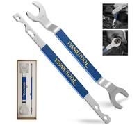 YSSNIUTOOL Fan Clutch Wrench Set,32mm & 36mm Wrenches - Essential Tool for BMW, Ford, GM, Chevrolet, Fan Clutch Removal Kit,Water Pump Holder, Fan Clutch Nut Wrench and Removal Kit. (blue)