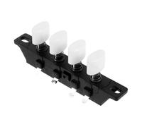 Fan Control Switch 3 Level 4 Piano Key Speed Controller Plastic Black | Compact Low-profile Design with Push Button Operation, Suitable for Floor-standing Fans, for Elderly Users and Maintenance