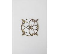 Fan Cover 120 mm 140 mm - Floral Design Fan Grill - 3D Printed Fan Cover with Flower Pattern (Grey, 140 mm)