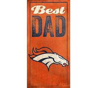 Fan Creations Denver Broncos Best Dad Sign, Multicolored