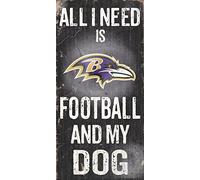 Fan Creations N0640 Baltimore Ravens Football and My Dog Sign